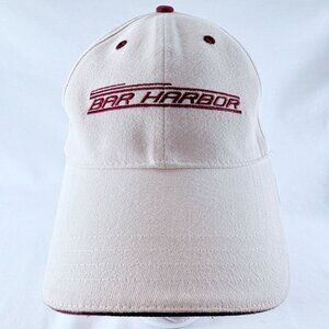 Bar Harbor Embroidered Cotton Adjustable Strapback Baseball Cap Hat